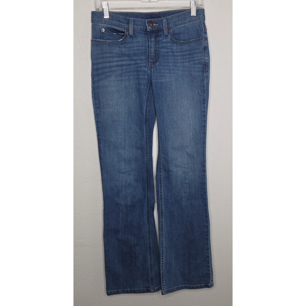 Duluth Trading Jeans Women's Size 2 Straight Leg Jeans 31" Inseam Medium Wash